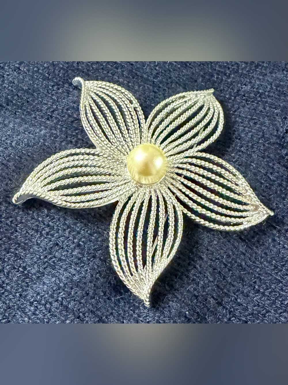 Vintage 1967 Sarah Coventry "Moon Flower" Brooch